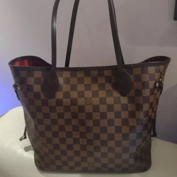 💯% Authentic Louis Vuitton  Neverfull Damier Ebene MM FULL SET🌹 - Picture 14 of 16